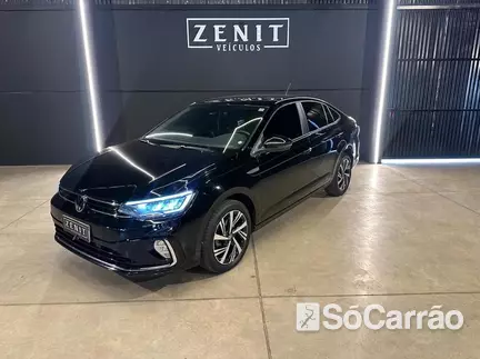Volkswagen VIRTUS HIGHLINE 200(TECH HIGH) 1.0 12V TSI AT6 na cor Preta em Londrina / PR - 6800374