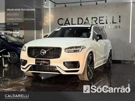 Volvo XC90 T8 R-DESIGN HYBRID AWD 2.0 BI-TB AT8 na cor Branca em Londrina / PR - 6614018