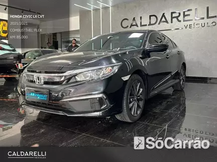 Honda CIVIC G10 LX 2.0 16V CVT na cor Preta em Londrina / PR - 6689382