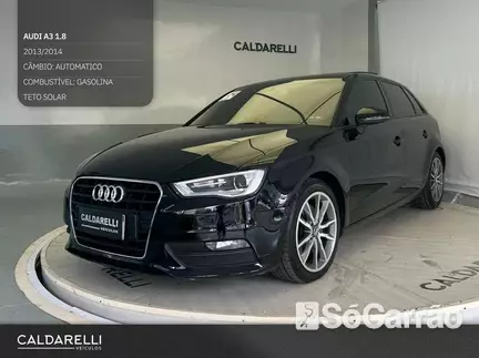 Audi A3 SPORTBACK 1.8 16V TFSI S TRONIC na cor Preta em Londrina / PR - 6755575
