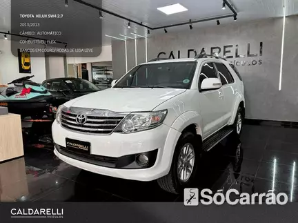 Toyota HILUX SW4 SR 4X2 2.7 16V 7LUG AT na cor Branca em Londrina / PR - 6885958