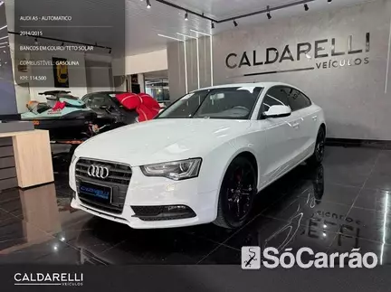 Audi A5 SPORTBACK AMBIENTE 1.8 16V TFSI MULT na cor Branca em Londrina / PR - 6914189