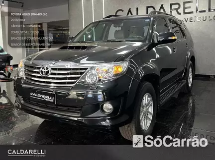Toyota HILUX SW4 SRV 4X4 3.0 TB-IC 16V AT na cor Preta em Londrina / PR - 6914210