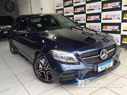 Mercedes C 300 SPORT 3.0 V6 na cor Azul em Londrina / PR - 6615010