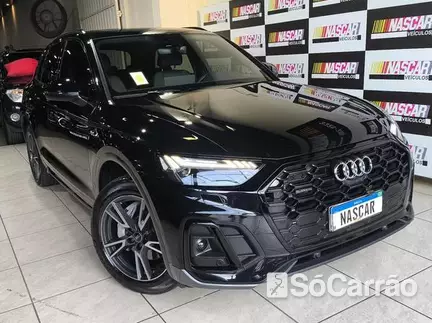 Audi Q5 2.0 PHEV PERF BLACK S TRONIC QUATTRO na cor Preta em Londrina / PR - 6923396