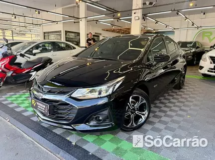 Chevrolet CRUZE MIDNIGHT 1.4 TURBO AT na cor Preta em Londrina / PR - 6872716