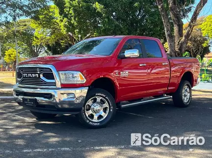 RAM 2500 LARAMIE 2500 CREW CAB 4X4 6.7 V6 na cor Vermelha em Londrina / PR - 6927634