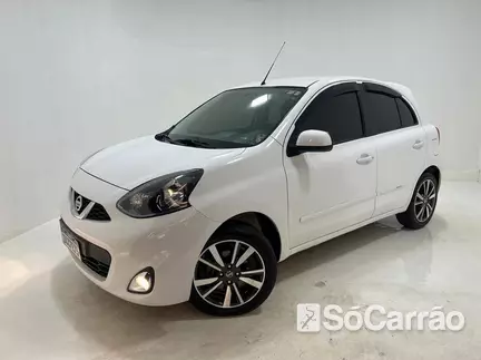 Nissan MARCH SL 1.6 16V CVT FLEXSTART na cor Branca em Londrina / PR - 6944403