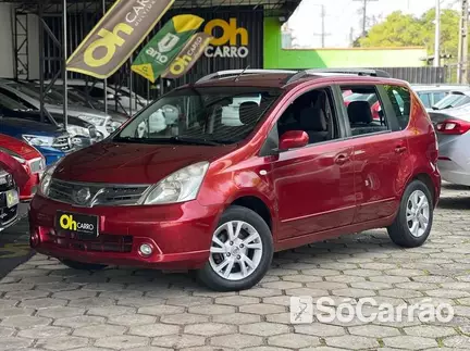 Nissan LIVINA 1.8 16V AT na cor Vermelha em Curitiba / PR - 6537338