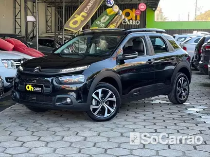Citroen C4 CACTUS SHINE 1.6 THP 16V AT na cor Preta em Curitiba / PR - 6784260