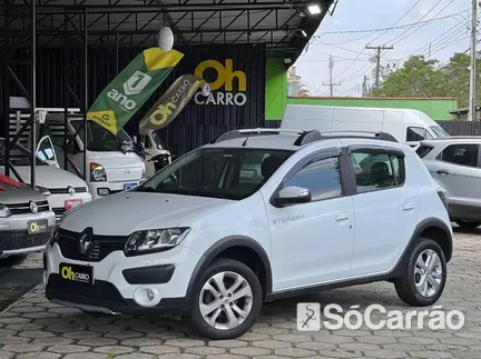 Renault SANDERO STEPWAY 1.6 8V na cor Branca em Curitiba / PR - 6965213