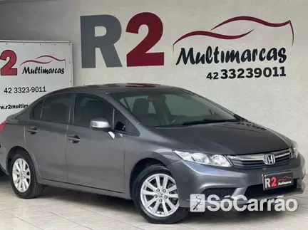 Honda CIVIC LXS 1.8 16V MT na cor Cinza em Ponta Grossa / PR - 6808094