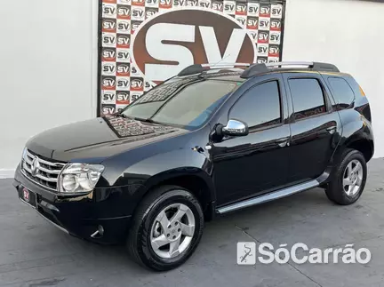 Renault DUSTER DYNAMIQUE 1.6 16V HIFLEX na cor Preta em Ponta Grossa / PR - 6781861