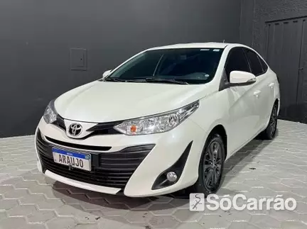 Toyota YARIS SEDAN XL 1.5 16V CVT na cor Branca em Londrina / PR - 6588029