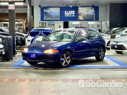 Honda CIVIC HATCH LSI 1.5 16V AT na cor Azul em Londrina / PR - 6967094