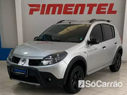 Renault SANDERO STEPWAY(PACKTOP) 1.6 8V HIPOWER na cor Prata em Ponta Grossa / PR - 6725515