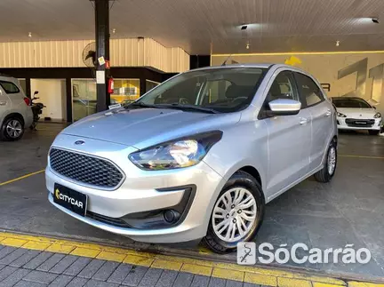 Ford KA 1.0 12V na cor Prata em Londrina / PR - 6785601