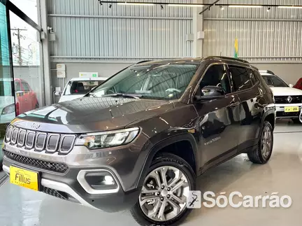 JEEP COMPASS LONGITUDE (PACK PREMIUM) AWD 2.0 TD350 AT9 na cor Cinza em Sao Mateus do Sul / PR - 6637425