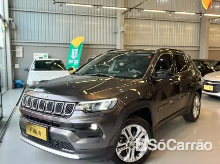 JEEP COMPASS LONGITUDE 4X2 1.3 T270 TB AT6 na cor Cinza em Sao Mateus do Sul / PR - 6827619