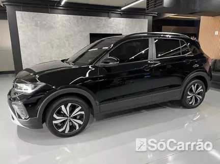 Volkswagen T-CROSS 200 1.0 TSI AT na cor Preta em Londrina / PR - 6992772
