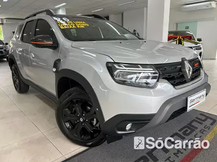 Renault DUSTER ICONIC 1.3 16V TCE CVT X-TRONIC na cor Prata em Blumenau / SC - 6868446