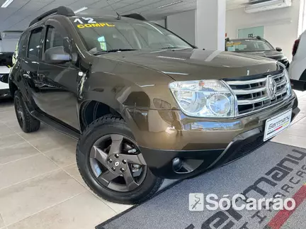 Renault DUSTER EXPRESSION 1.6 16V HIFLEX na cor Verde em Blumenau / SC - 6973198