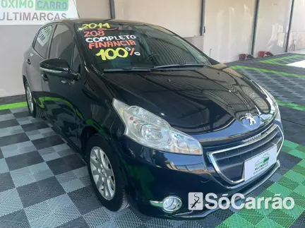 Peugeot 208 ACTIVE PACK 1.5 8V na cor Preta em Curitiba / PR - 6821347
