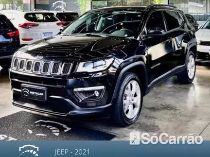 JEEP COMPASS LONGITUDE 4X2 2.0 16V AT6 na cor Preta em Londrina / PR - 6599779