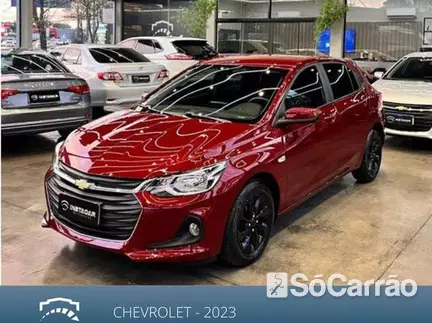 Chevrolet ONIX (R7A) 1.0 12V MT6 na cor Vermelha em Londrina / PR - 6899218
