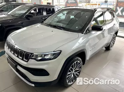 JEEP COMPASS LIMITED 4X2 1.3 T270 TB AT6 na cor Branca em Curitiba / PR - 6739814