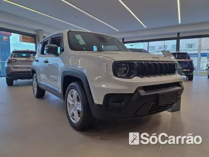 JEEP RENEGADE SPORT 1.3 T270 TB AT6 na cor Branca em Curitiba / PR - 6808248