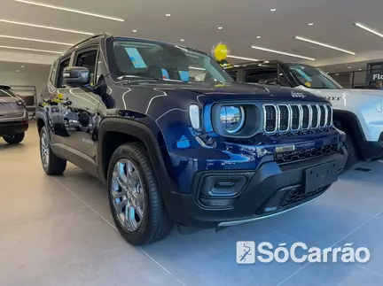 JEEP RENEGADE LONGITUDE 1.3 T270 GSE AT6 na cor Azul em Curitiba / PR - 6969475