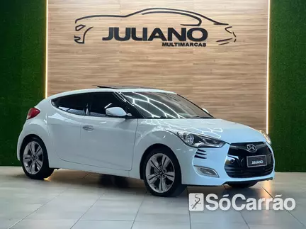 Hyundai VELOSTER 1.6 16V AT na cor Branca no Novo Hamburgo / RS - 6822675