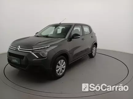 Citroen C3 C3 FEEL 1.0 MT FLEX na cor Cinza em Cascavel / PR - 6922577