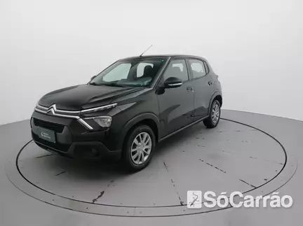Citroen C3 C3 FEEL 1.0 MT FLEX na cor Preta em Cascavel / PR - 6946606