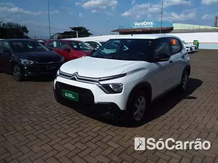 Citroen C3 C3 LIVE PACK 1.0 MT FLEX na cor Branca em Cascavel / PR - 6949279