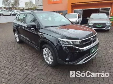 Volkswagen TAOS COMFORTLINE 250 1.4 TSI TB AT6 na cor Preta em Cascavel / PR - 6950172