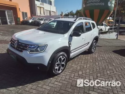 Renault DUSTER ICONIC 1.6 16V SCE CVT X-TRONIC na cor Branca em Cascavel / PR - 6950184