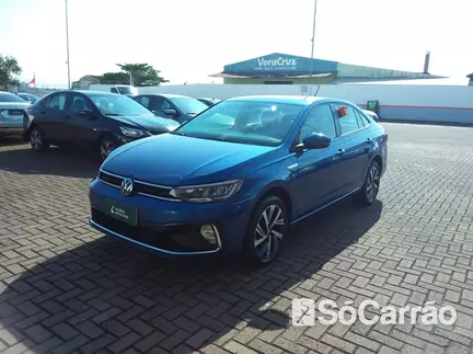 Volkswagen VIRTUS HIGHLINE 200 1.0 12V TSI AT6 na cor Azul em Cascavel / PR - 6985915