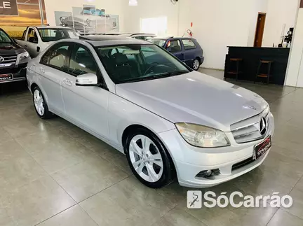 Mercedes C 200 KOMPRESSOR CLASSIC 1.8 na cor Prata em Gaspar / SC - 6649479