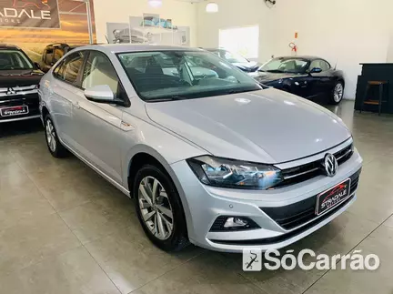 Volkswagen VIRTUS COMFORTLINE 200(TECH I) 1.0 12V TSI AT6 na cor Prata em Gaspar / SC - 6816197