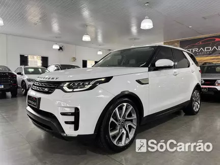 Land Rover DISCOVERY 5 SE 4WD 3.0 TD6 AT8 na cor Branca em Gaspar / SC - 6886565