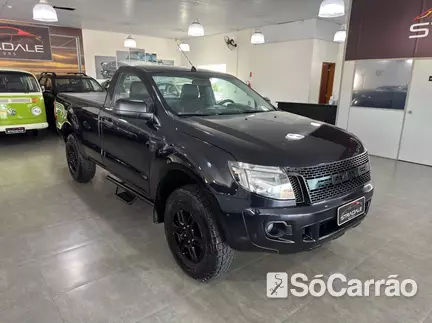 Ford RANGER CS XLS(KITGNV) 4X2 2.3 16V na cor Preta em Gaspar / SC - 6939015