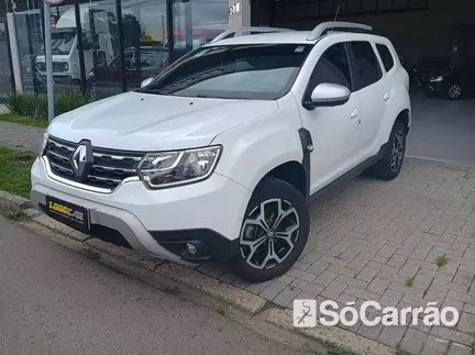 Renault DUSTER ICONIC PLUS 1.6 16V SCE CVT na cor Branca em Curitiba / PR - 6705954
