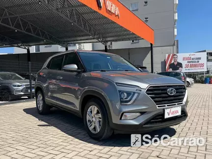 Hyundai CRETA COMFORT 1.0 12V TB AT na cor Cinza em Brusque / SC - 6930836