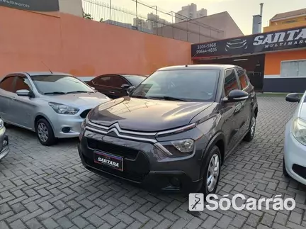 Citroen C3 C3 LIVE PACK 1.0 MT FLEX na cor Cinza em Curitiba / PR - 6913557