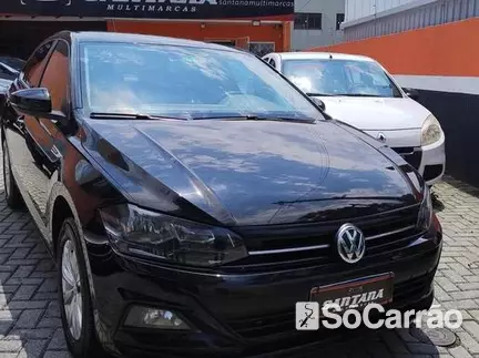 Volkswagen VIRTUS COMFORTLINE 200 1.0 TSI AT na cor Preta em Curitiba / PR - 6962038