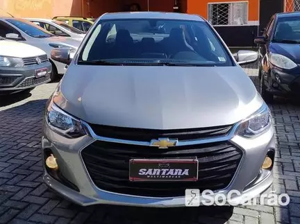 Chevrolet ONIX PLUS LTZ 1.0 TB 12V AT6 na cor Prata em Curitiba / PR - 6970693
