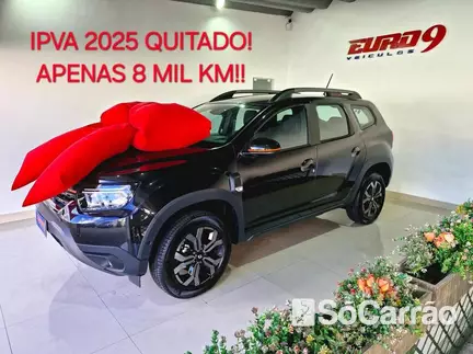 Renault DUSTER ICONIC PLUS 1.3 16V TCE CVT X-TRONIC na cor Preta em Curitiba / PR - 6808418