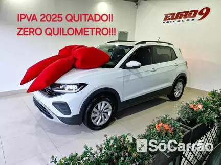 Volkswagen T-CROSS 200 1.0 TSI AT6 na cor Branca em Curitiba / PR - 6821852